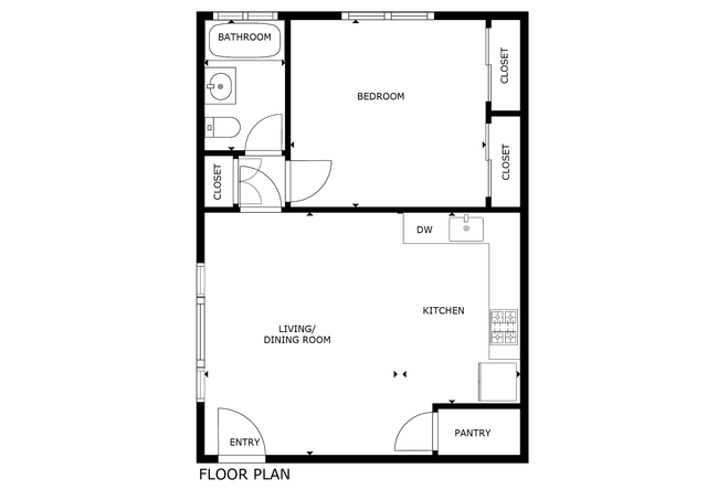 Flats on Elk floor plan F
