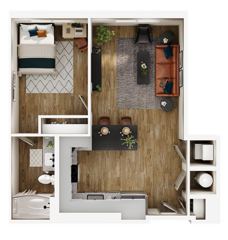 1BR/1BA - A4