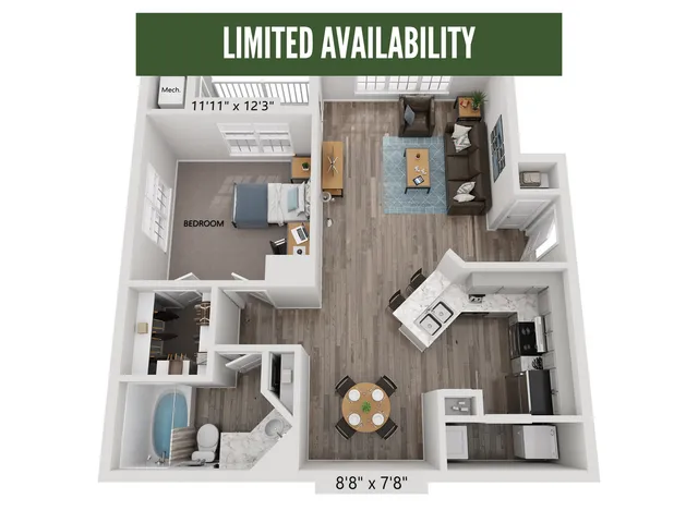Abingdon 1BR/1BA - Limited Availability