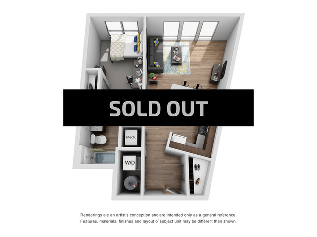 1BR/1BA - SOLD OUT