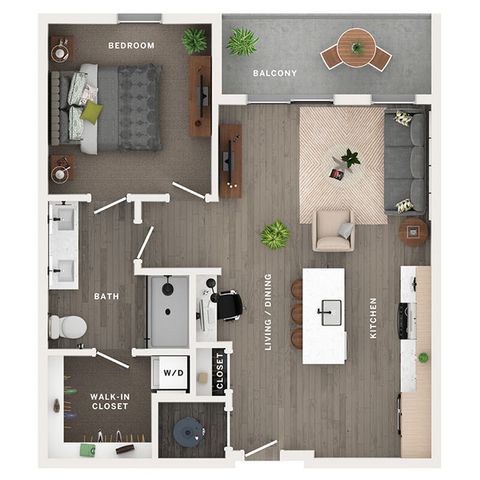 1BR/1BA - A5