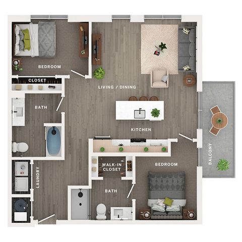 2BR/2BA - C2
