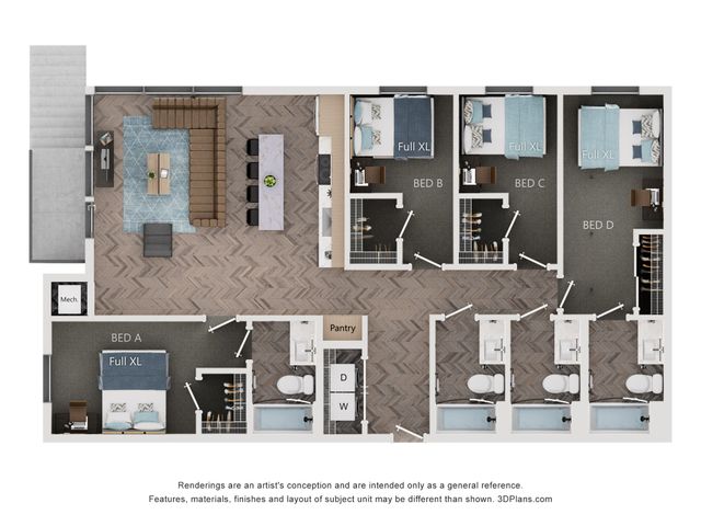 4BR/4BA - D2 Private Entry