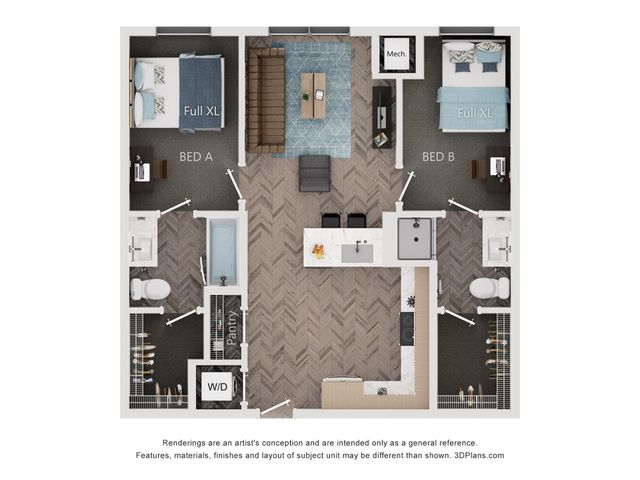 2BR/2BA - B1 Horizon