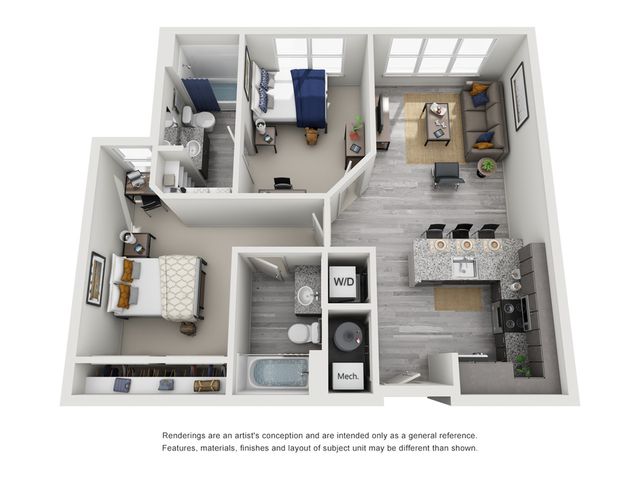 2BR/2BA - B2