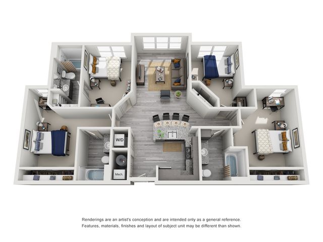 4BR/3BA - D1D