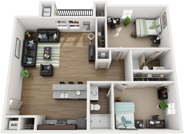 2BR/2BA - Moonstone