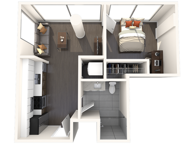 1BR/1BA - A2