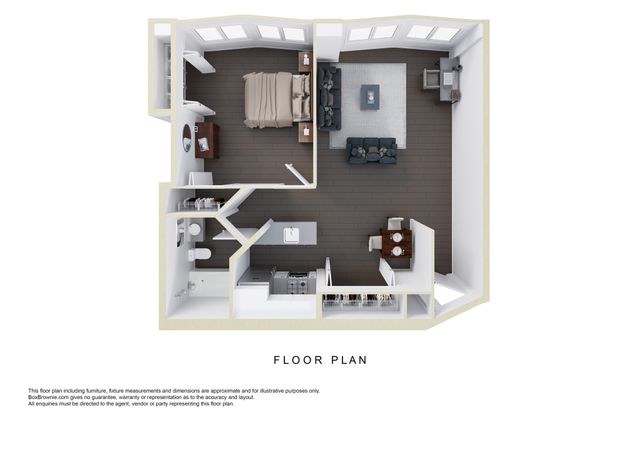 400 Maynard - One-Bedroom Floor Plan