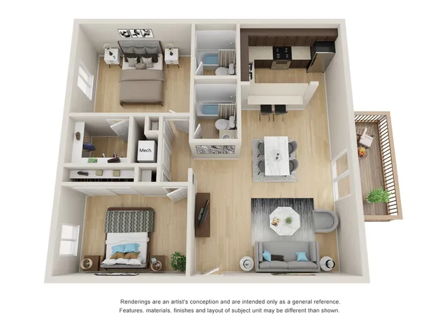 2BR/2BA - 2A