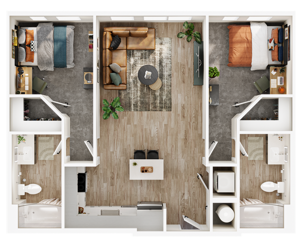 2BR/2BA - B2