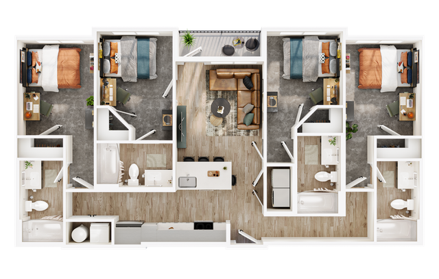 4BR/4BA - D1