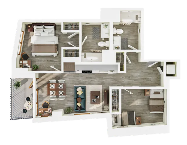 2BR/2BA - B1