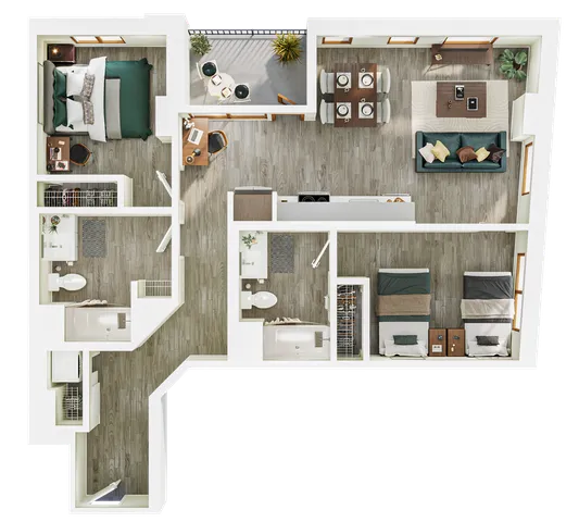 2BR/2BA - B5