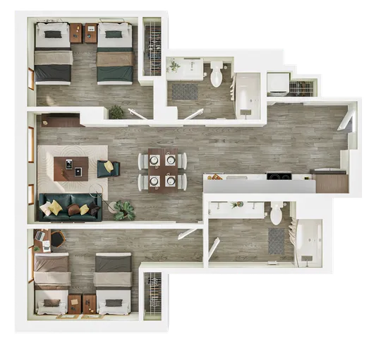 2BR/2B - Deluxe - B7