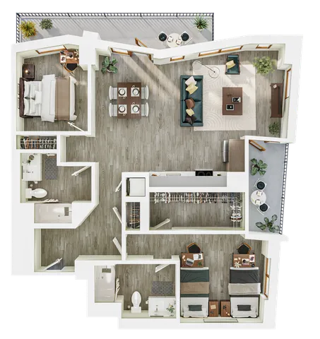 2BR/2B - Deluxe - B10