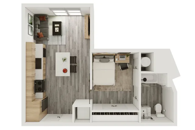 1 Bed 1 Bath