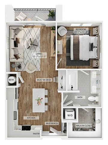 1BR/1BA - A4