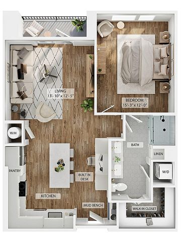 1BR/1BA - A5