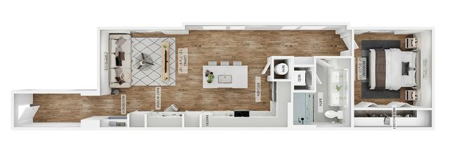 1BR/1BA - A7
