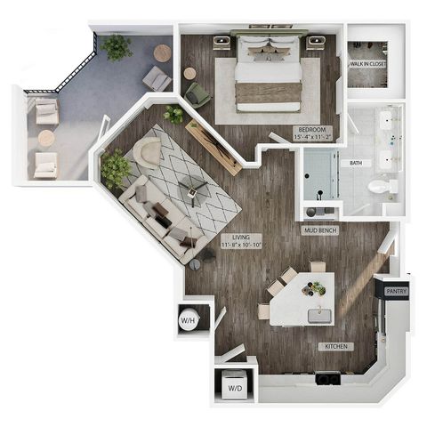 1BR/1BA - A9