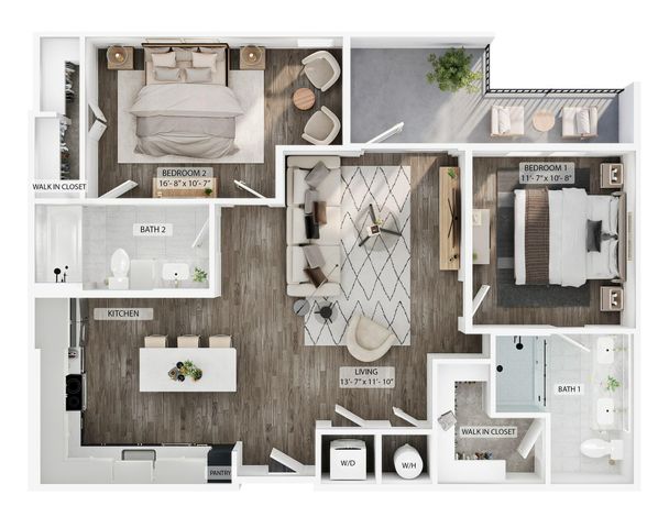 2BR/2BA - B1