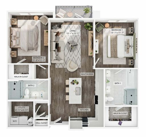 2BR/2BA - B3