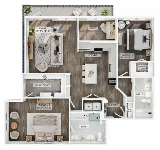 2BR/2BA - B6