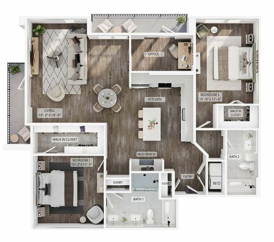 2BR/2BA - B7