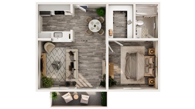 1BR/1BA