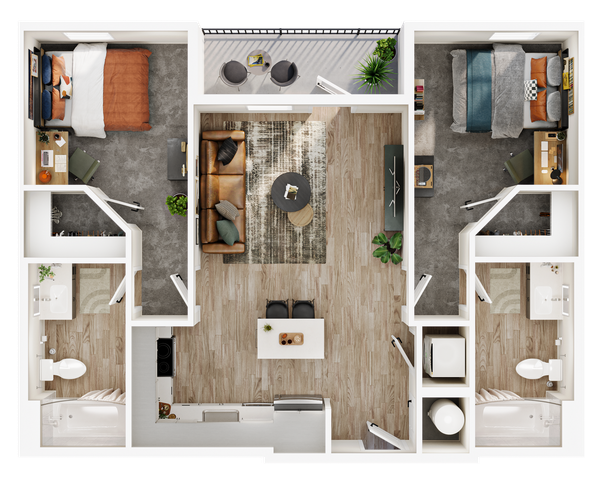 2BR/2BA - B1