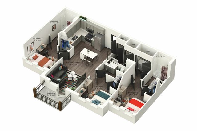 C1 Alt Floor Plan