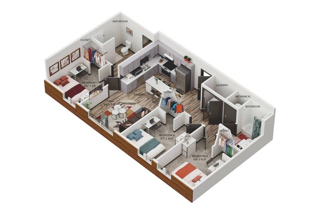 The 3.2 ADA Floorplan