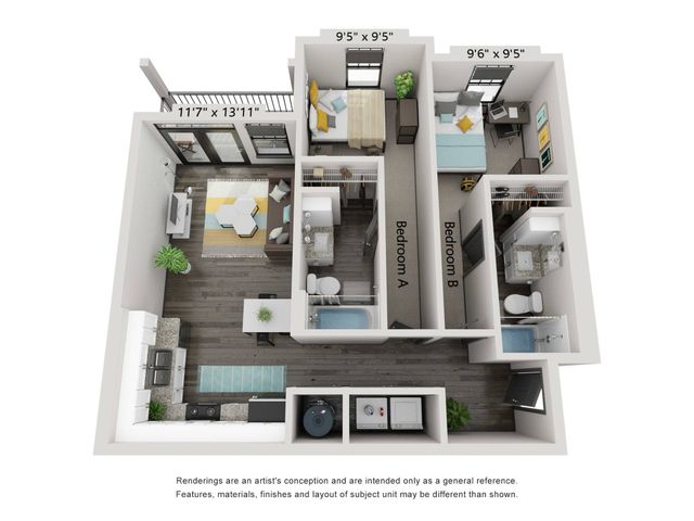 Two Garden Plus Floorplan