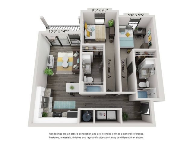 Two Garden Floorplan