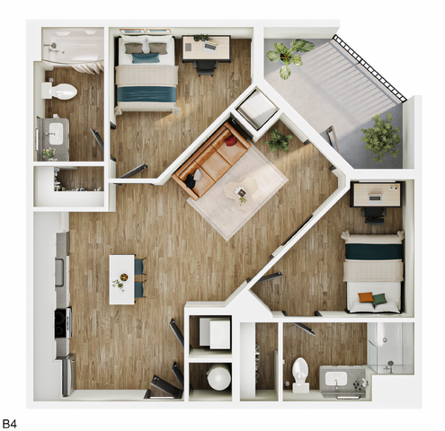 2BR/2BA - B4