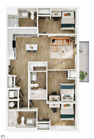 3BR/3BA - C1