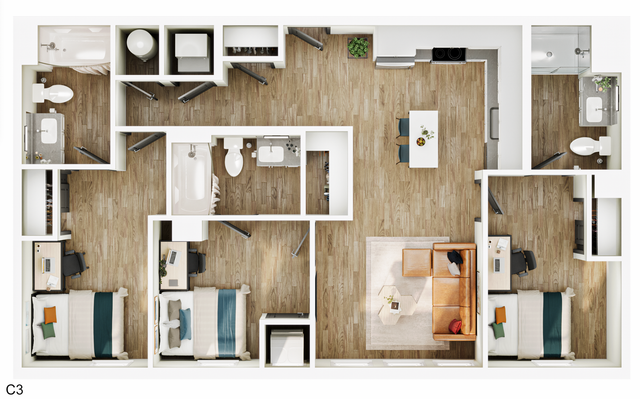 3BR/3BA - C3
