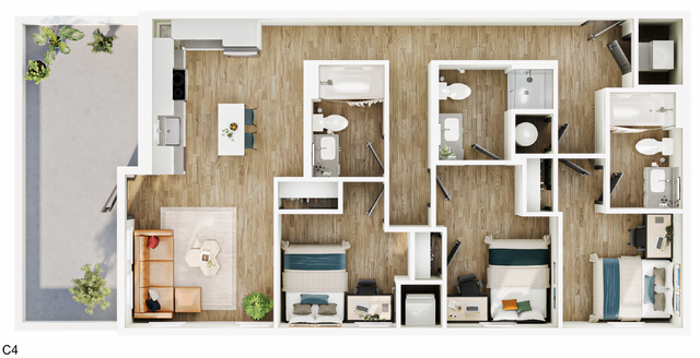3BR/3BA - C4