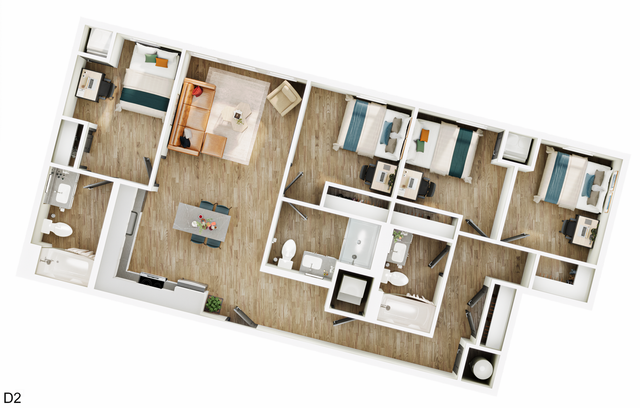 4BR/3BA - D2