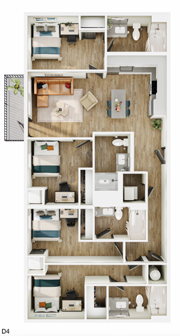 4BR/4BA - D4