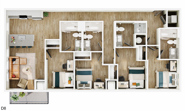 4BR/4BA - D8