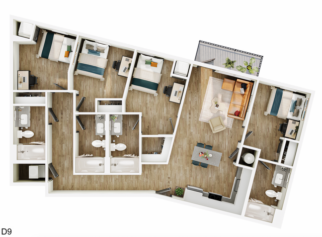4BR/4BA - D9