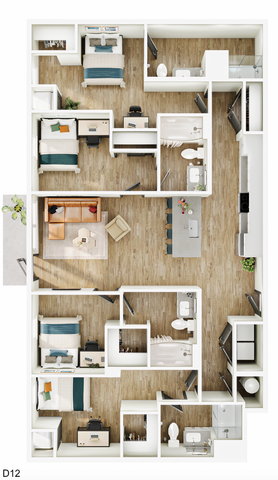 4BR/4BA - D12