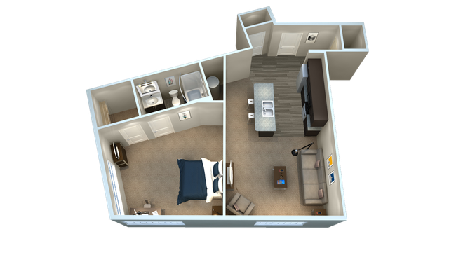1BR/1BA - A3