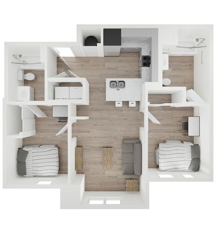 2BR/2BA &ndash; B2