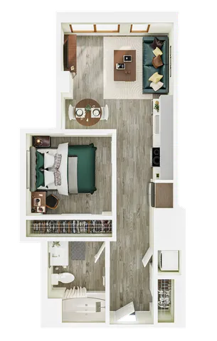 1BR/1BA - A4