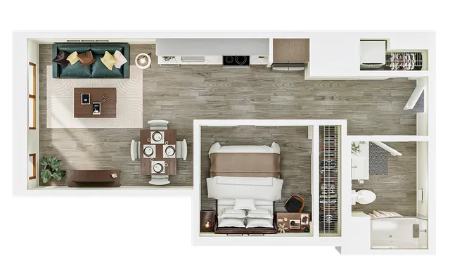 1BR/1BA - A7