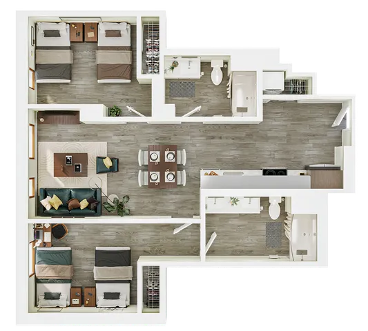 2BR/2BA - B2
