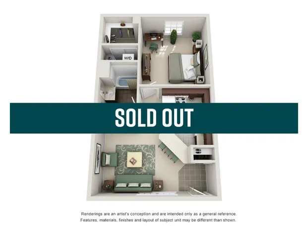 1BR/1BA- SOLD OUT